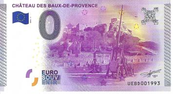 0 Euro biljet Frankrijk 2015 - Chateau des Baux de Provence