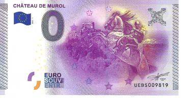 0 Euro biljet Frankrijk 2015 - Château de Murol
