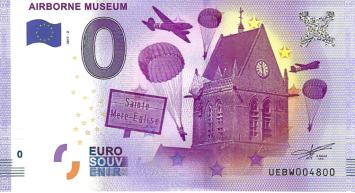 0 Euro biljet Frankrijk 2017 - Airborne Museum