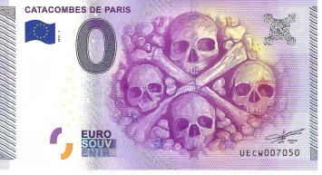 0 Euro biljet Frankrijk 2015 - Catacombes de Paris