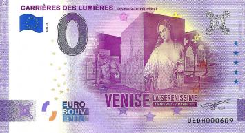 0 Euro biljet Frankrijk 2022 - Carrières des Lumières - Venise