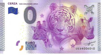 0 Euro biljet Frankrijk 2015 - Cerza Parc Zoologique Lisieux