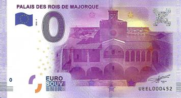 0 Euro biljet Frankrijk 2016 - Palais des Rois de Majorque