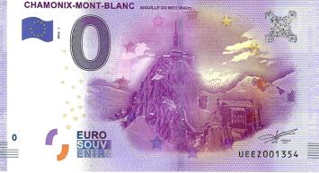 0 Euro biljet Frankrijk 2016 - Chamonix-Mont-Blanc