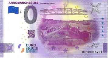 0 Euro biljet Frankrijk 2022 - Arromanches 360