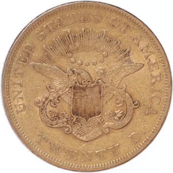 USA 20 Dollars 1861