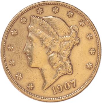 USA 20 Dollars 1907d