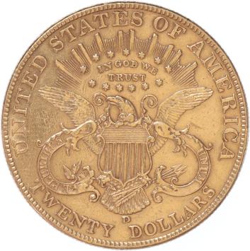 USA 20 Dollars 1907d