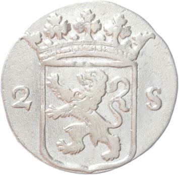Utrecht Dubbele wapenstuiver 1789