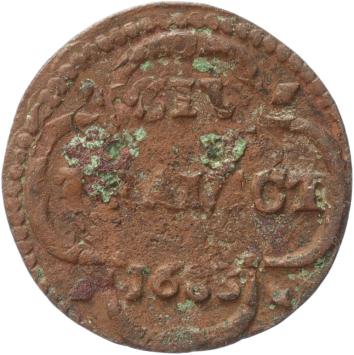 Utrecht-stad Duit 1685