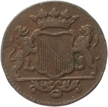 Utrecht-stad Duit 1745