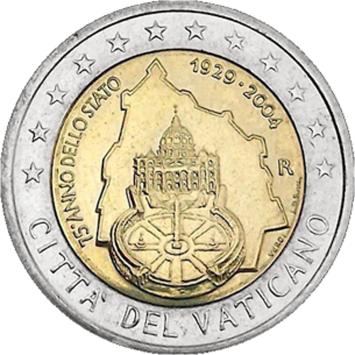 Vaticaan 2 euro 2004 Vaticaanstad BU in blister