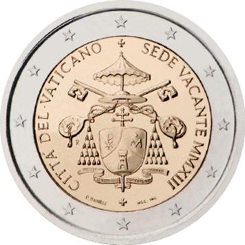 Vaticaan 2 euro 2013 Sede Vacante BU