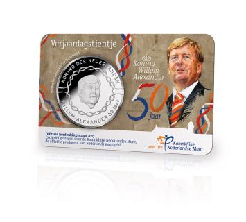 Abonnement - Nederland herdenkingsmunt 10 euro coincard UNC