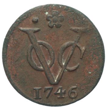 V.O.C. Holland Duit 1746