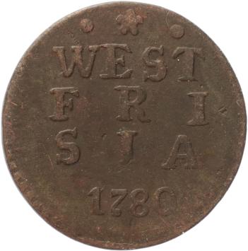 West-Friesland Duit 1780