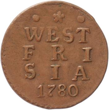West-Friesland Duit 1780