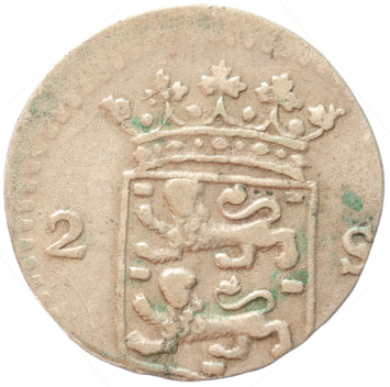 West-Friesland Dubbele stuiver 1784