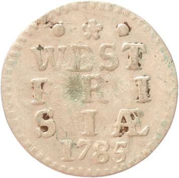 West-Friesland Dubbele stuiver 1785