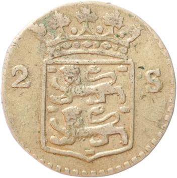 West-Friesland Dubbele stuiver 1787