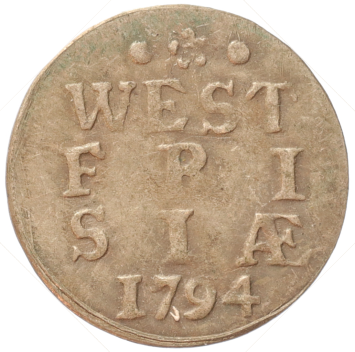 West-Friesland Dubbele stuiver 1794
