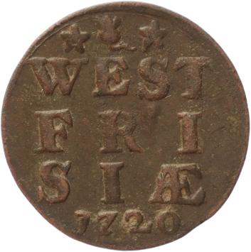West-Friesland Duit 1720