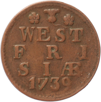 West-Friesland Duit 1739