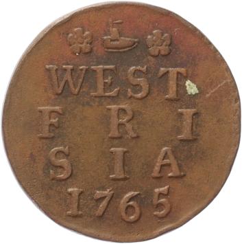West-Friesland Duit 1765