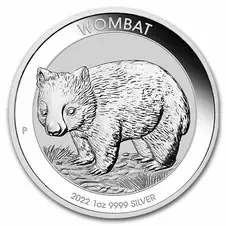 Australië 2022 Wombat 1 ounce silver