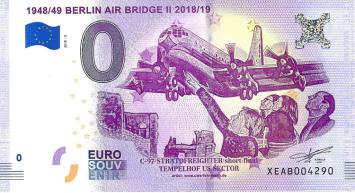 0 Euro biljet Duitsland 2018 - Berlin Air Bridge II