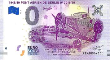 0 Euro biljet Duitsland 2018 - Berlin Air Bridge IV