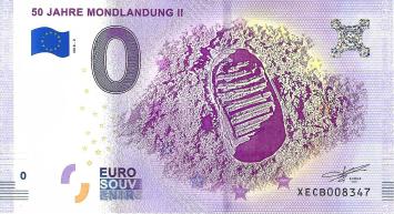 0 Euro biljet Duitsland 2018 - 50 Jahre Mondlandung II