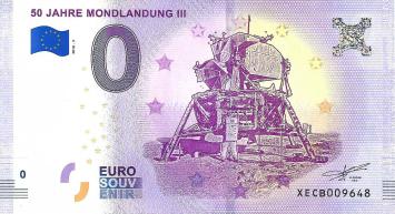 0 Euro biljet Duitsland 2018 - 50 Jahre Mondlandung III