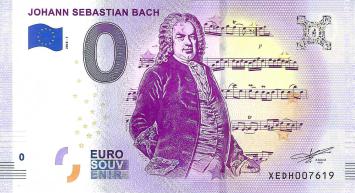 0 Euro biljet Duitsland 2018 - Johan Sebastian Bach