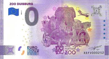 0 Euro biljet Duitsland 2022 - Zoo Duisburg