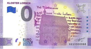 0 Euro biljet Duitsland 2021 - Kloster Lorsch