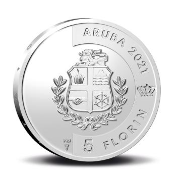 5 Florin 2021 Yuwana Aruba Proof