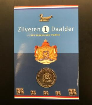 Nederland Zilveren 1 Daalder 2001 De Kievitsbloem