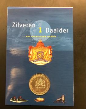 Nederland Zilveren 1 Daalder 2002 Schaatsen