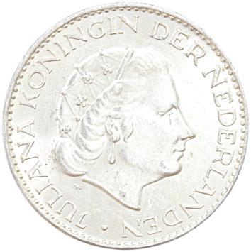 Nederland 1 gulden zilver Juliana