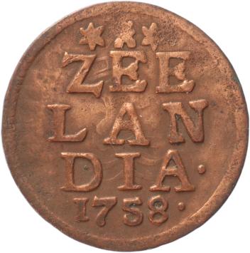 Zeeland Duit 1758