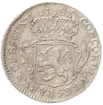 Zeeland Achtste dukaat zilver 1793