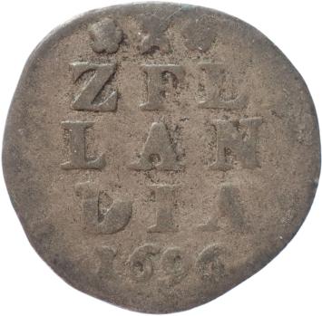 Zeeland Dubbele wapenstuiver 1696